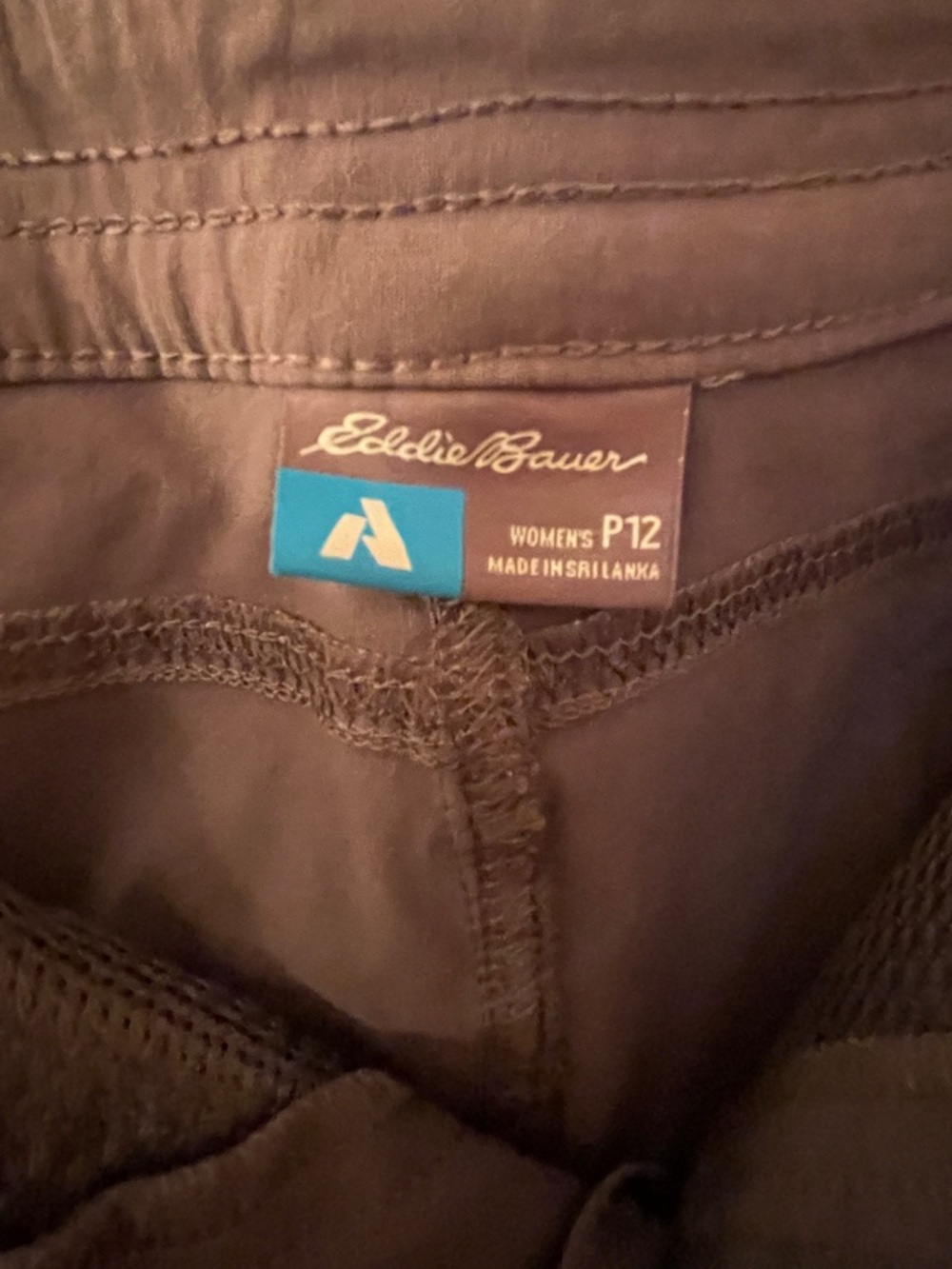 Eddie Bauer Dark Gray Women's Cargo Capris - Picture 5 of 8